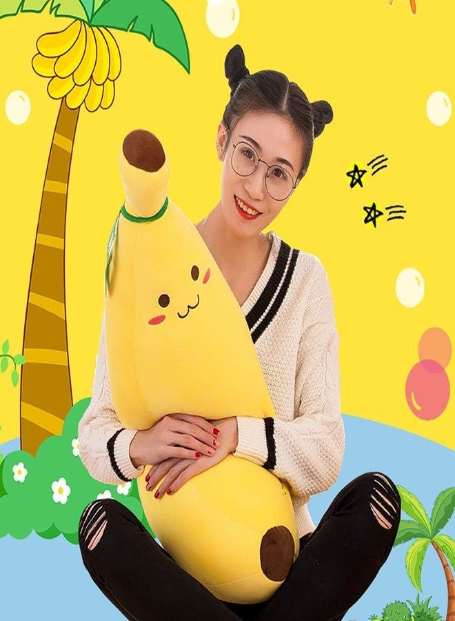 Tickles Banana Soft Stuffed Plush Sleeping Pillow Toy for Kids Boys & Girls Birthday Gifts Home Decor (Color: Yellow Size: 35 cm) - Image 4